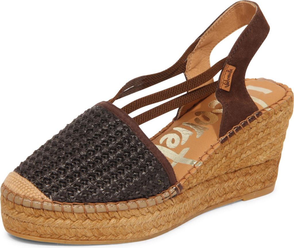 I5406 Espadrillas Donna Vidorreta Valenciana Elasticos Woman Sandal