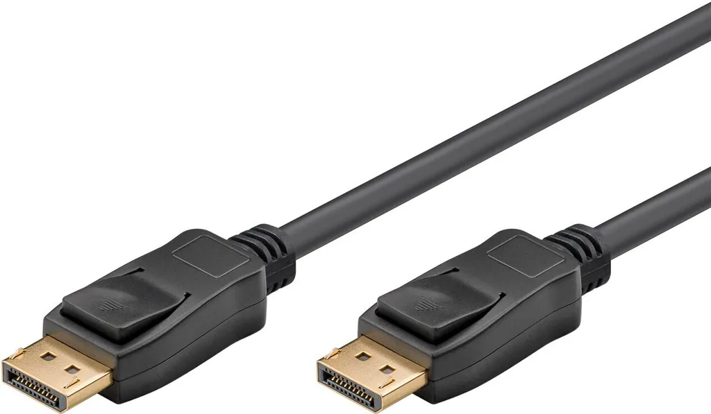 Cavo DisplayPort 1.4 Goobay 3m: 8K 60Hz per Gaming Estremo HBR3 - 1