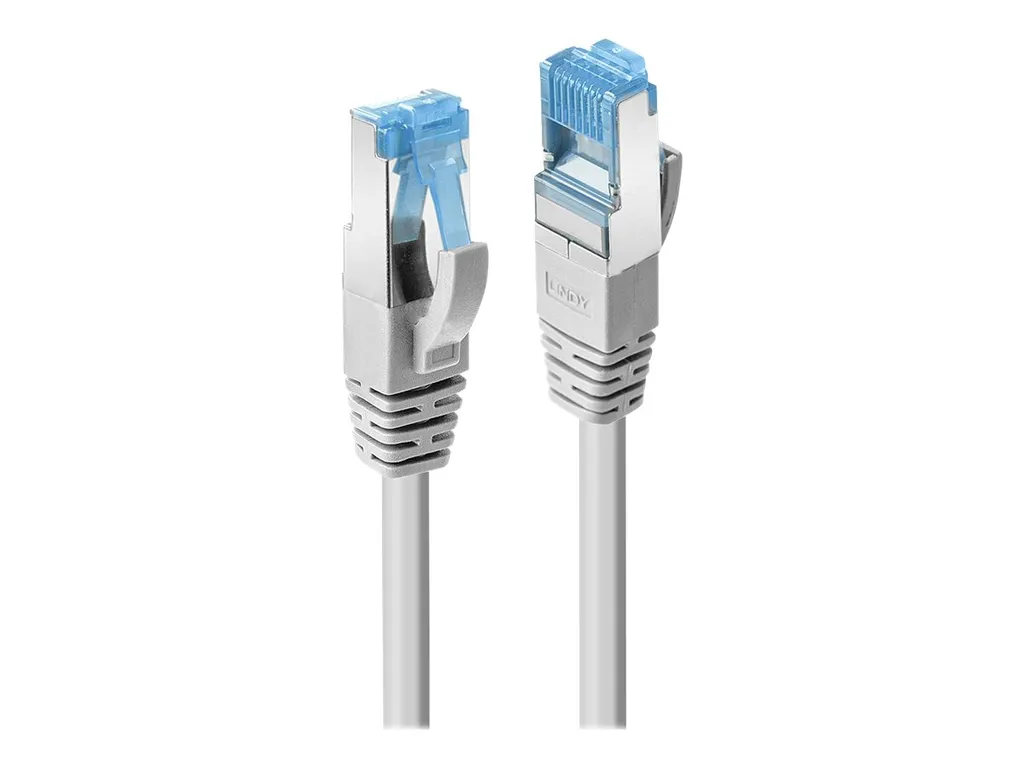 Cavo di Rete Lindy Cat 6A 3m Grigio S/FTP LSOH - Zero Interferenze