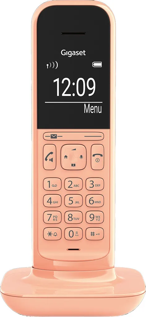 Gigaset CL390HX Rose : Téléphone Fixe Anti-Interférences à Audio Clair