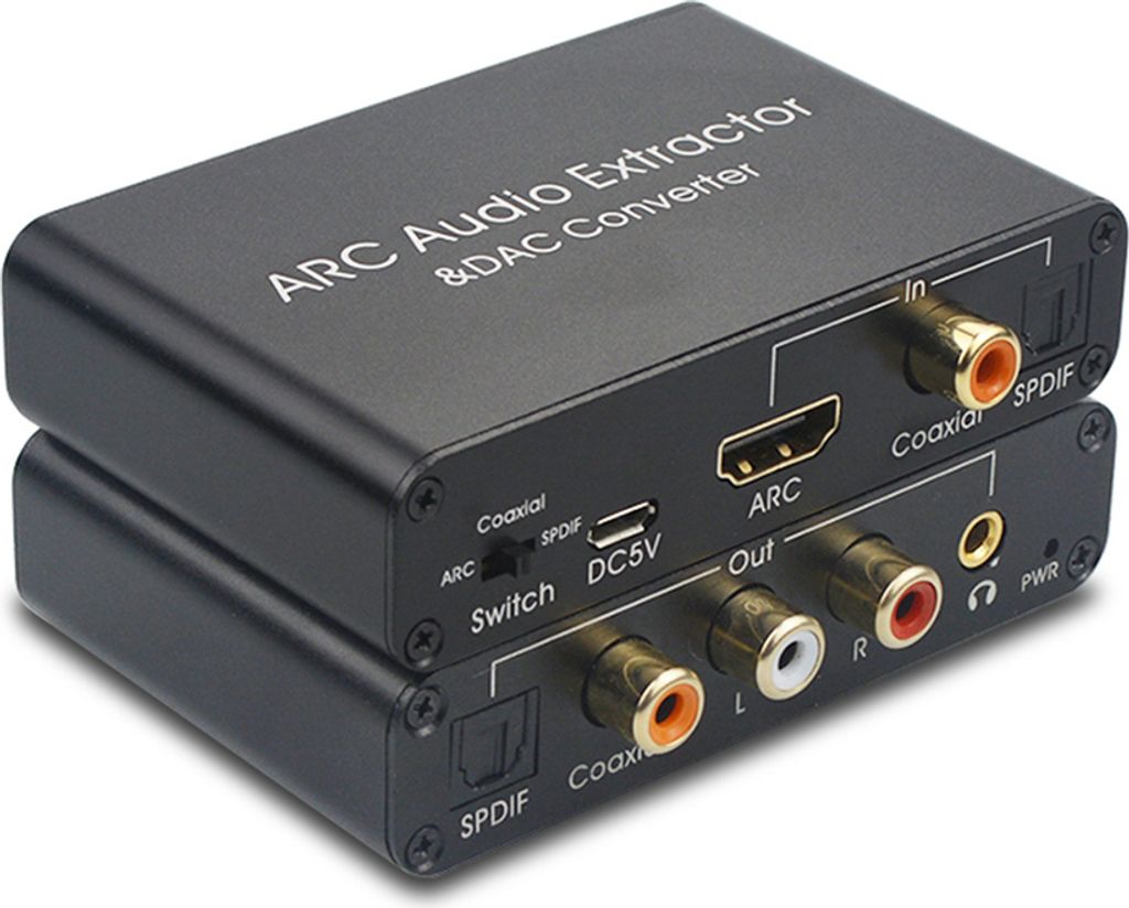 Adapter audio ARC 192 kHz, ekstraktor dźwięku HD, Zdjęcie produktu 