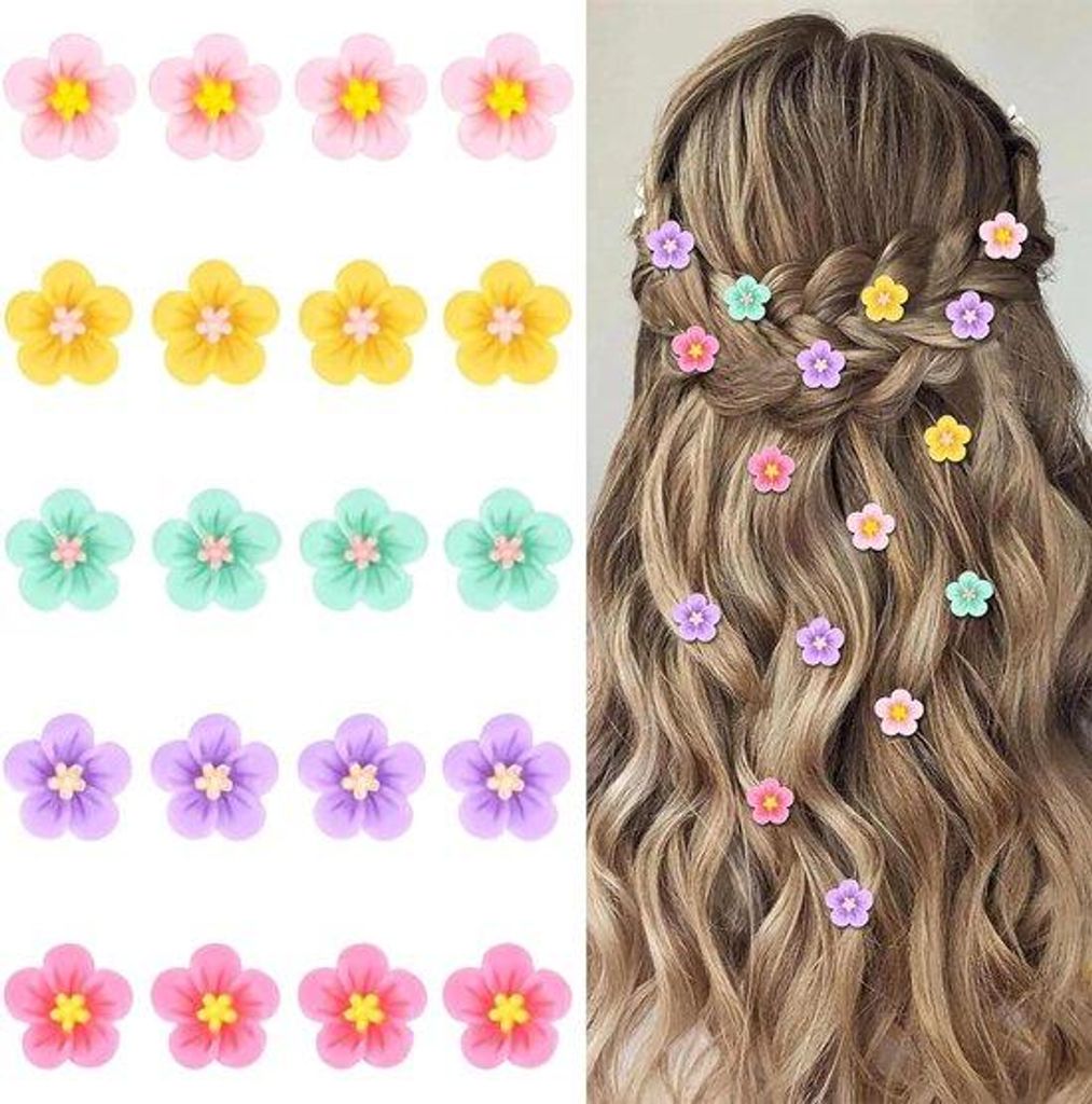 Kleine, bunte Brautschmuck-Accessoires für junge Mädchen und Frauen