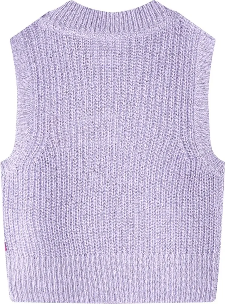 Offerta Gilet Maglia Bambino 116 Viola Chiaro vidaXL | Qualità Prezzo