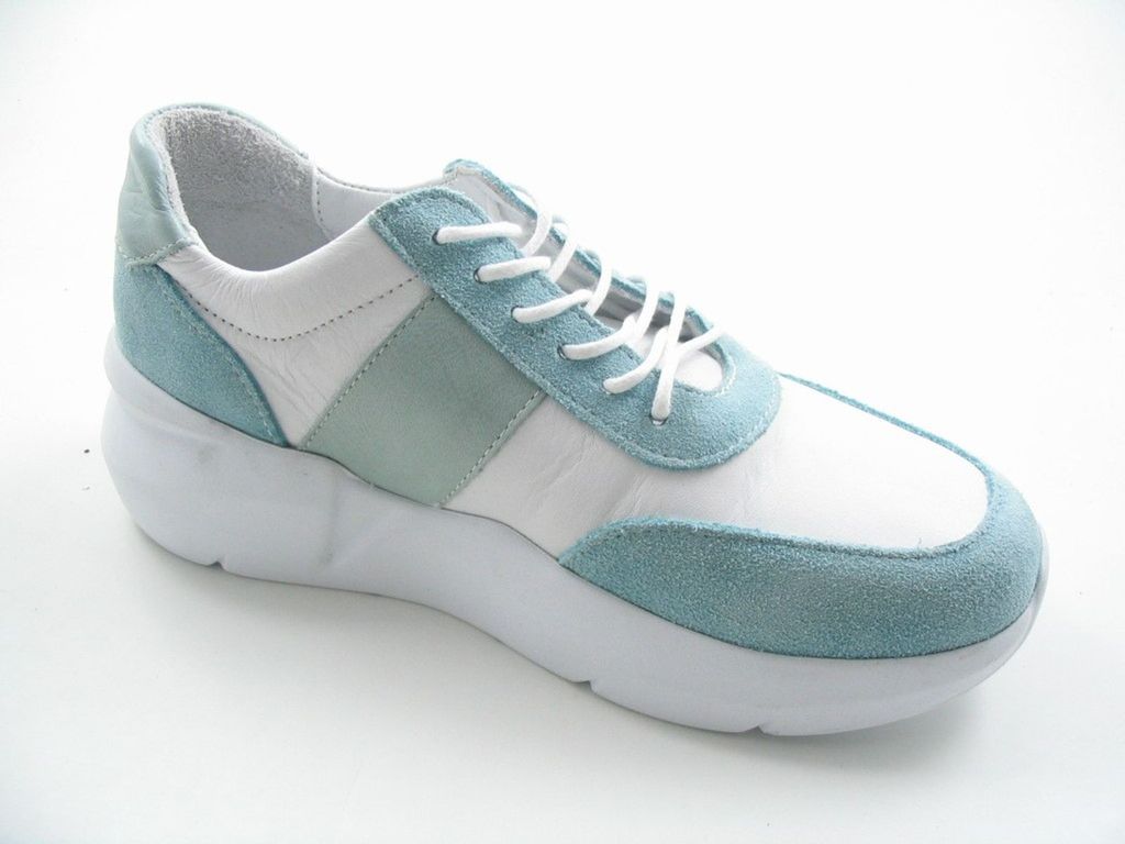 Piazza Damen Schnürschuhe sportlich grün Gr. 41