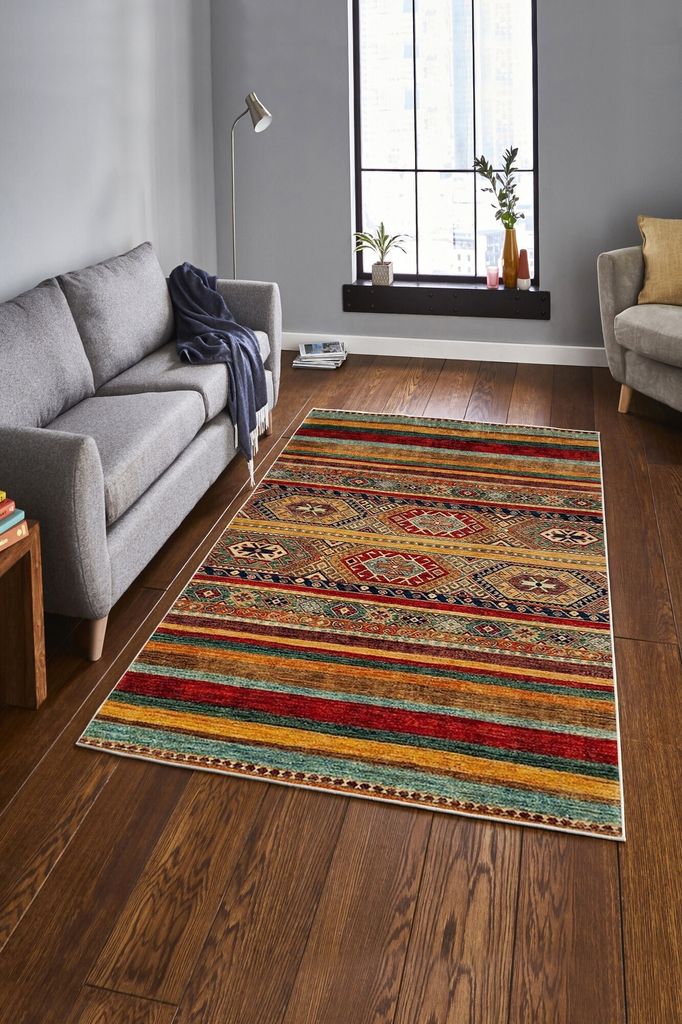 Conceptum Hypnose, W1096- W1096 HFT, Bunt, Teppich, 120 x 180 cm, 100% POLYESTER