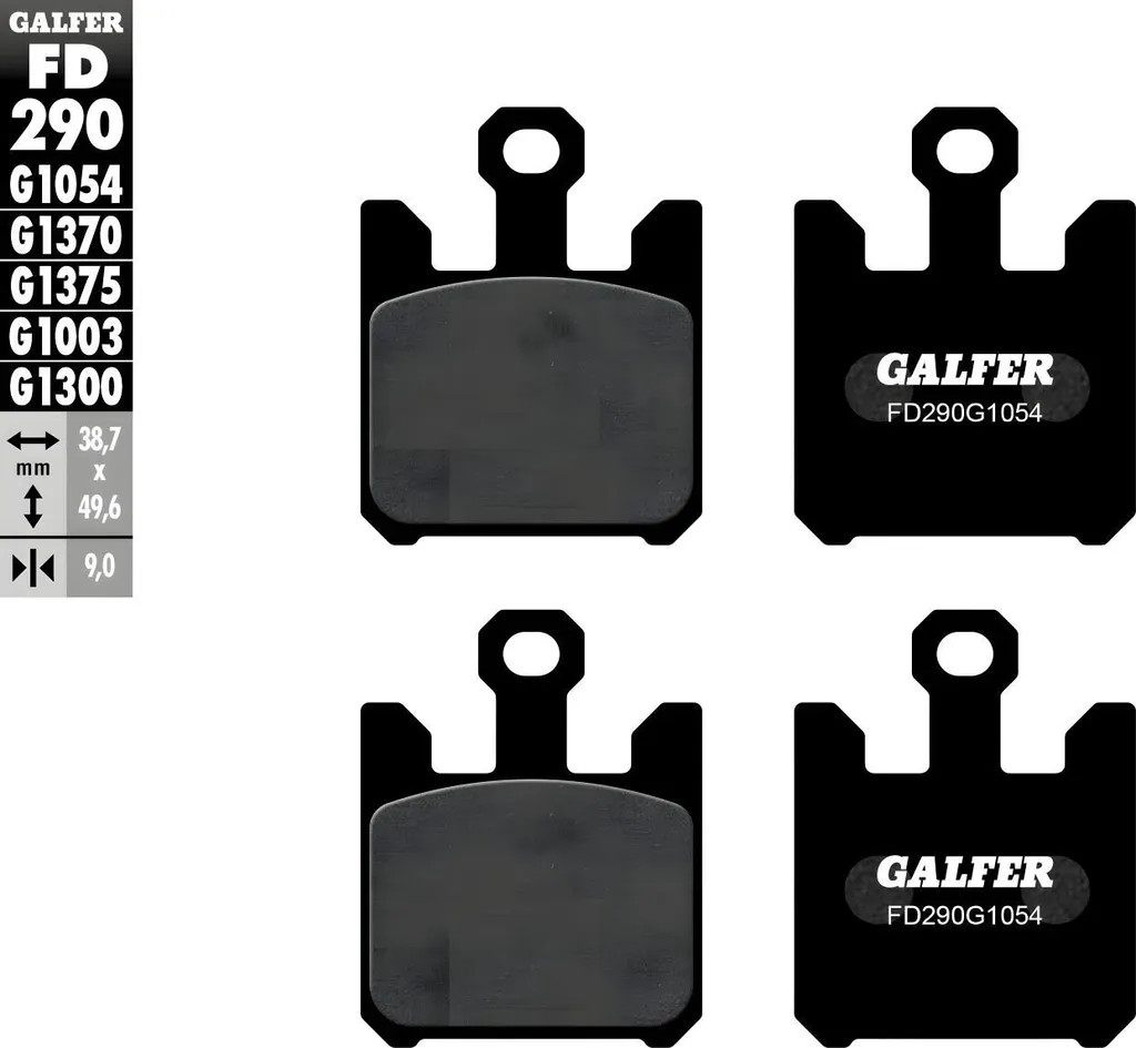 Plaquettes de Frein Galfer FD290G1054 : Stop aux Freinages Mou de Kawasaki