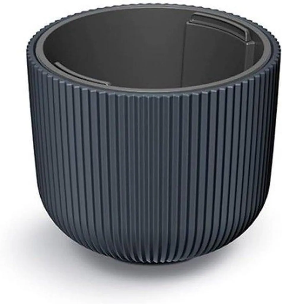 Bac de jardin Anthracite 24x24x19,8 cm - Pot de fleurs carré 7 Litres