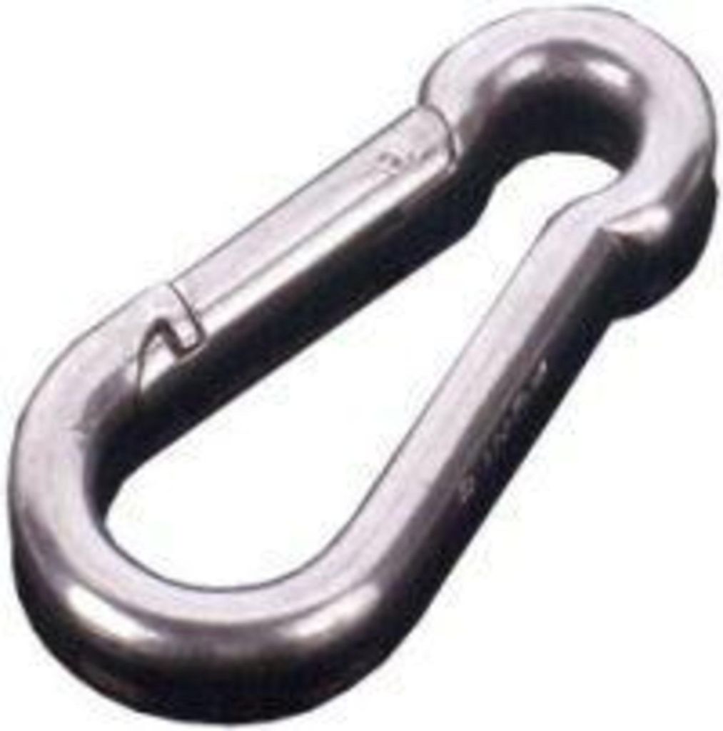 PÖSAMO Feuerwehr-Karabinerhaken galZn 140x12mm 10 Stk