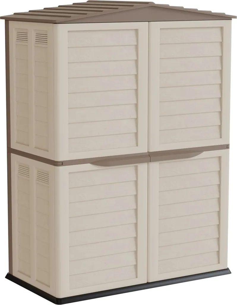 Abri de jardin Beige 151x83xH200cm Art Plast avec plancher intégré