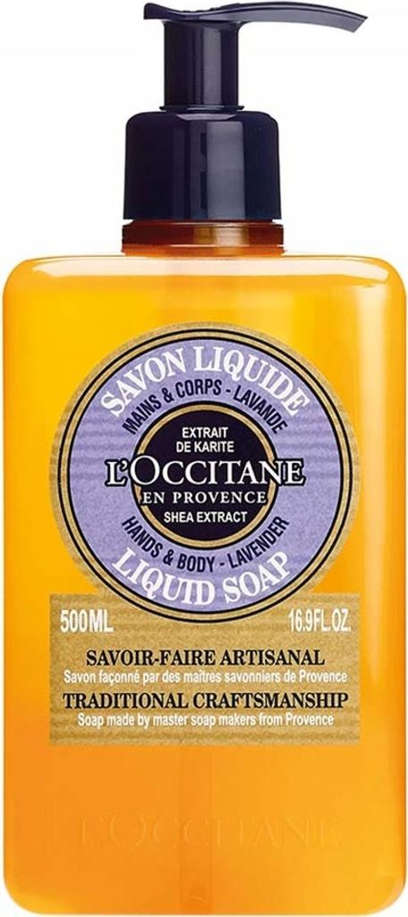 L'Occitane Lawendowe mydło w płynie z pompką do rąk i ciała Zdjęcie produktu 