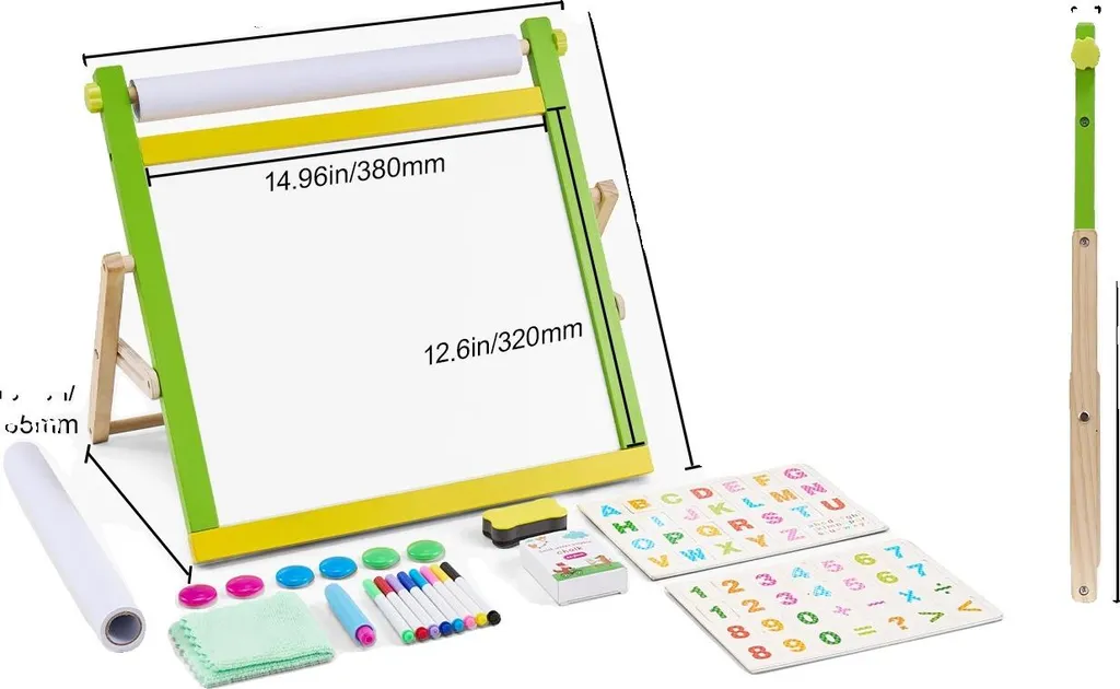 Table à dessin magnétique double face avec accessoires - 1 pièce