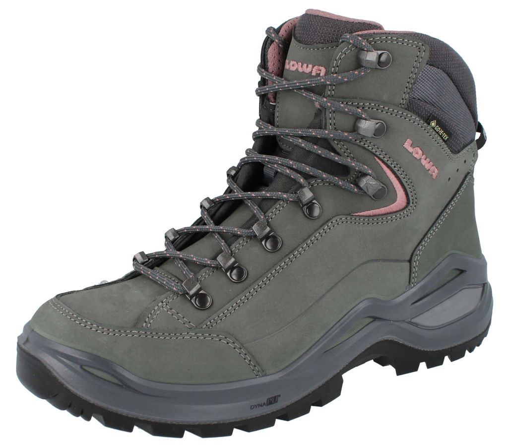 LOWA Renegade EVO GTX Damen Wanderstiefel grau rosa Produktbild 