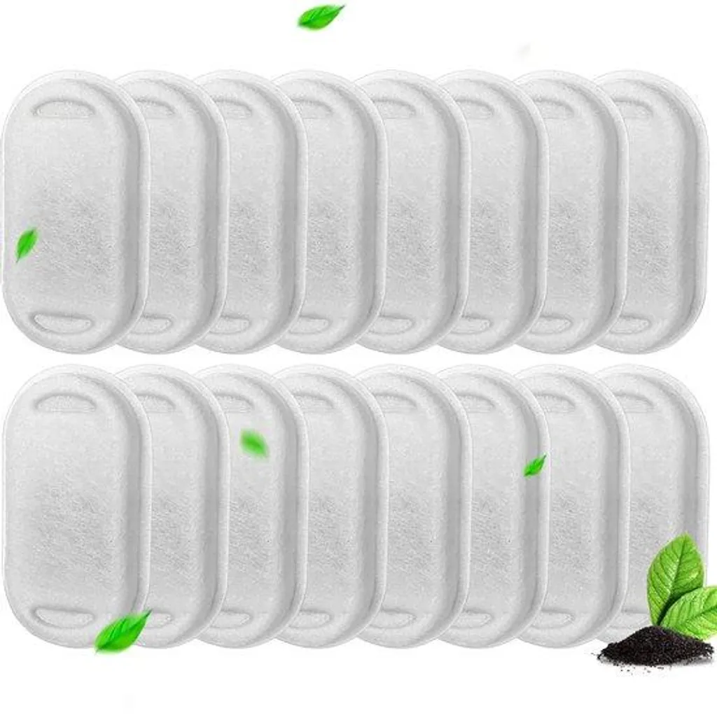 Eau Fraîche pour Chat avec les Filtres Fontaine Kattendrink Lot de 16pcs