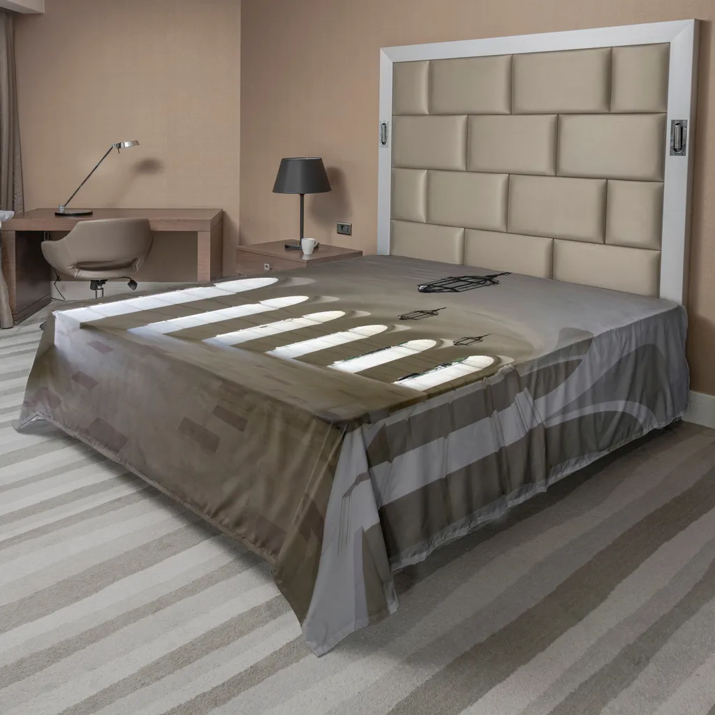 Lenzuolo Arredo Medievale ABAKUHAUS Bianco | Grafica Archi 244x205