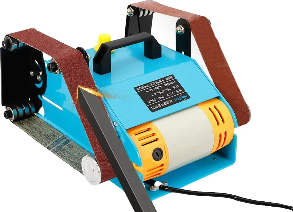 Ponceuse compacte 950W bi-directionnelle à vitesse constante ajustable