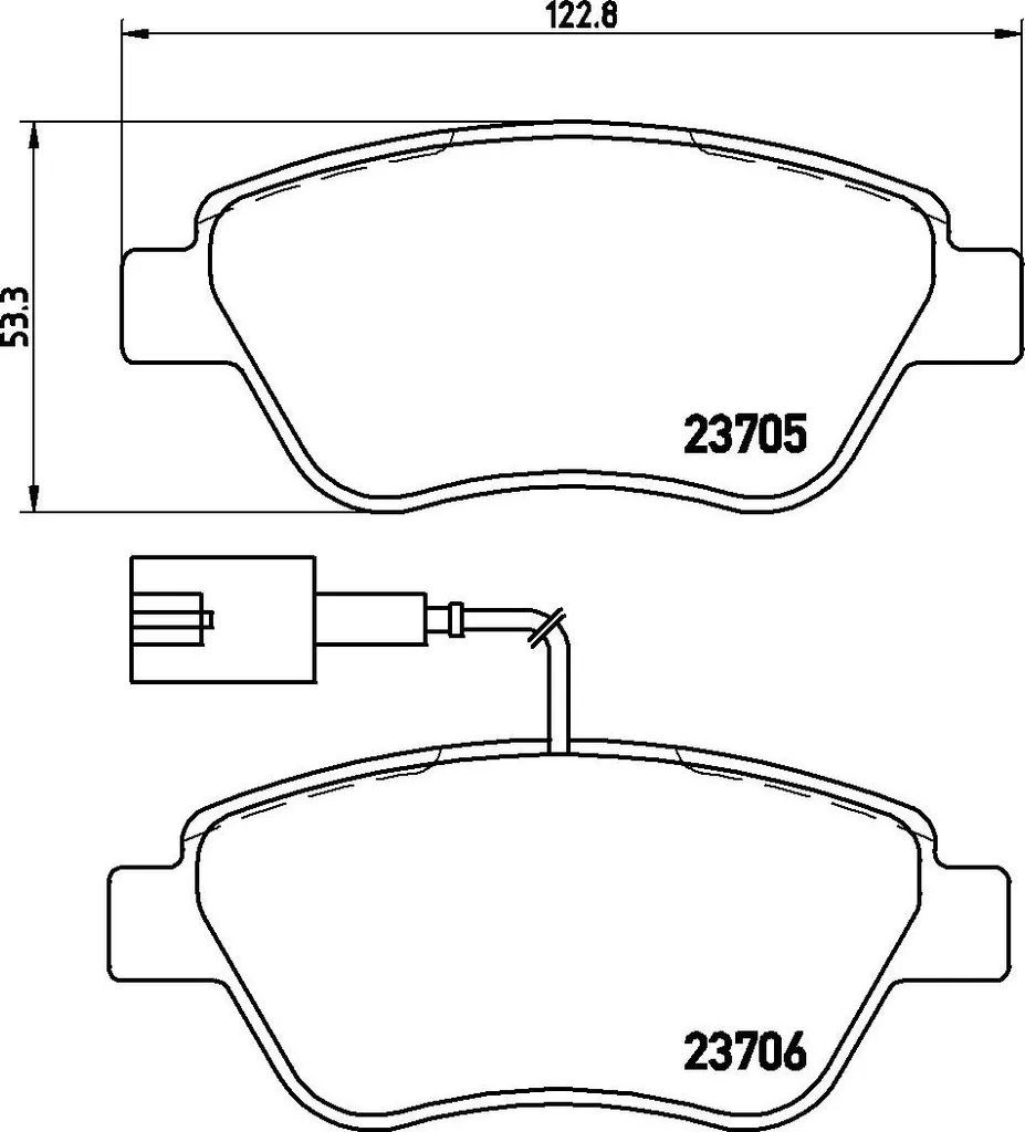 Plaquettes de Frein pour Conduite Urbaine Brembo P 23 141X Fiables