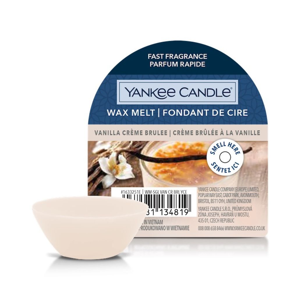 Yankee Candle Cera profumata Vanilla Creme Bruleé 22 g Immagine del prodotto 