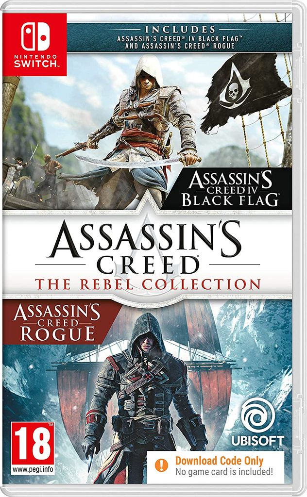 Ubisoft Assassin's Creed : The Rebel Collection - Download Code, Nintendo Switch, M (Reif), Download