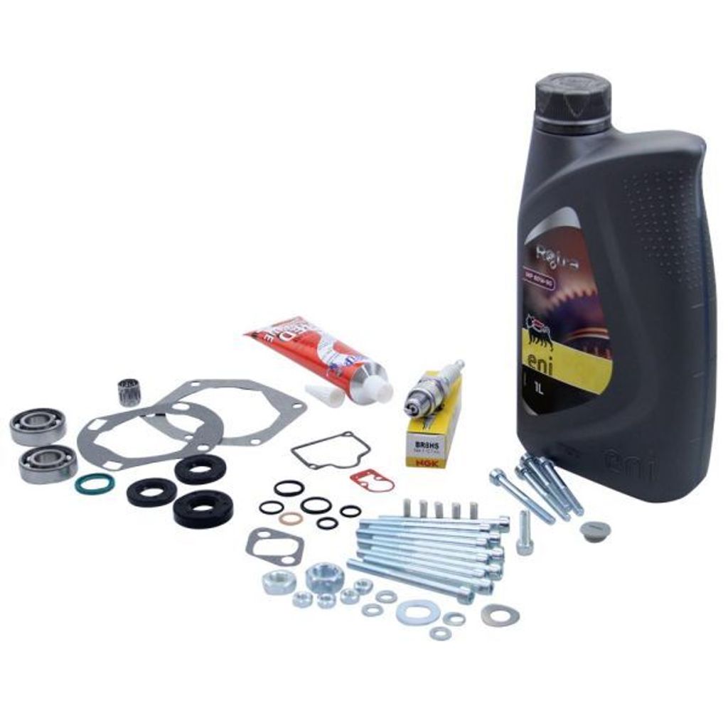 Dichtsatz Hercules Optima Sachs 505/2 DY Lager SKF Schrauben Öl Zündkerze BR8HS Vergaserdichtungen