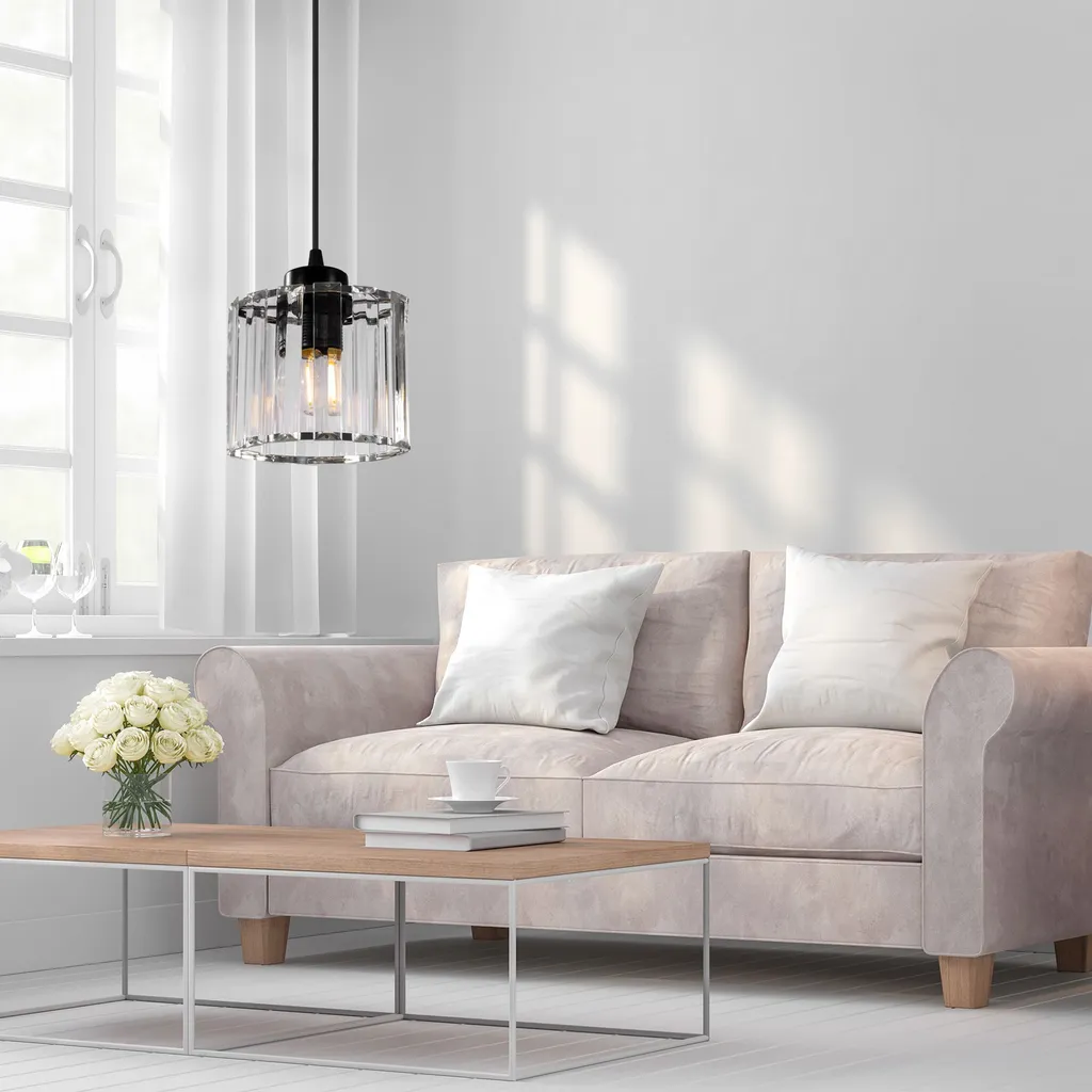 Luminaire Noir Toolight APP511-1CP : Solution Déco pour Plafond Bas ou Haut - 6