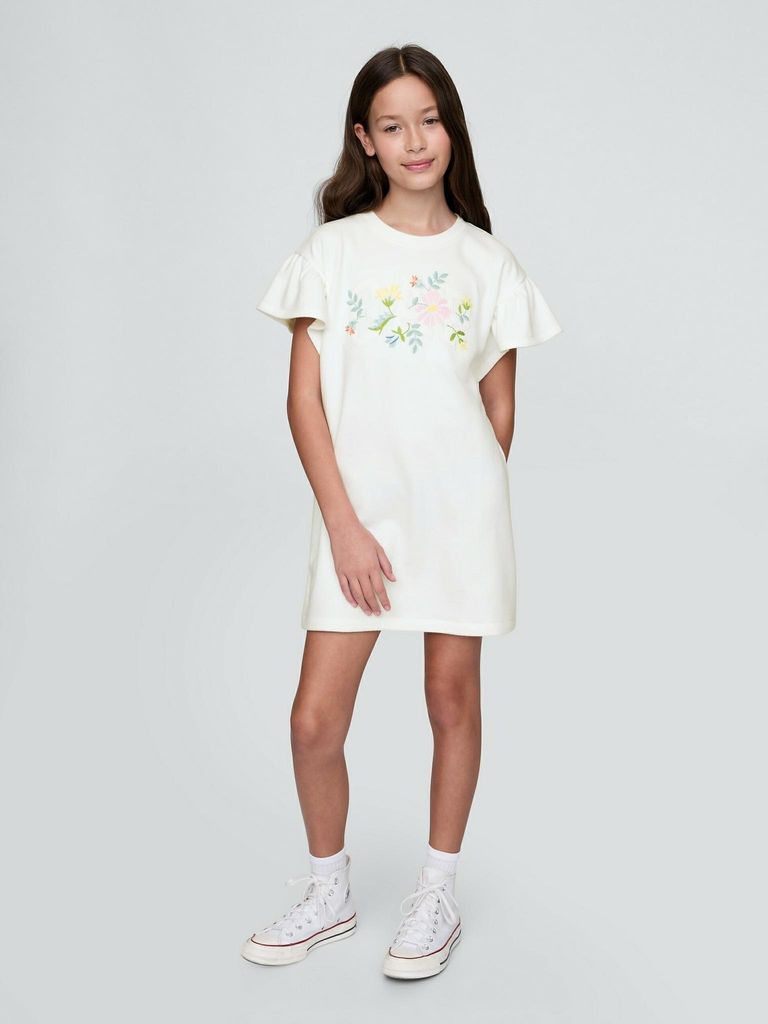 GAP Oversize Sweatshirtkleid für Kinder 738639-00__XXL