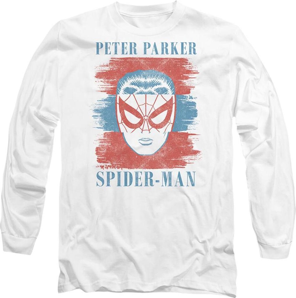 Spider-Man - T-Shirt für Herren/Damen Uni TV14119 (M) (Weiß)