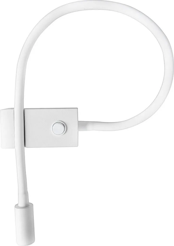 Lampe de lecture LED murale Geneva Nova Luce 3W blanc design moderne