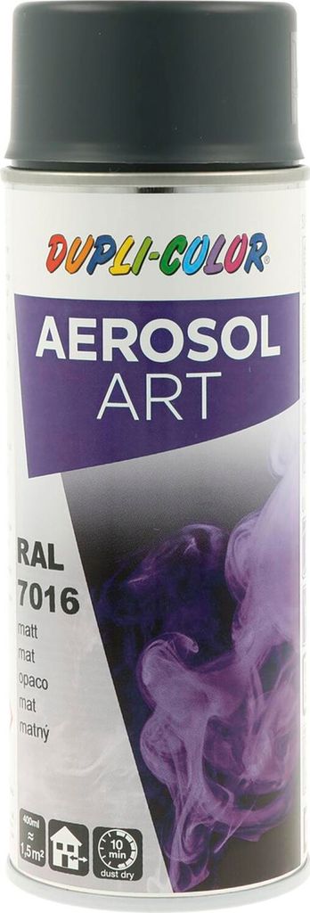 Buntlackspray AEROSOL Art grau matt RAL 7016 400 ml Produktbild 