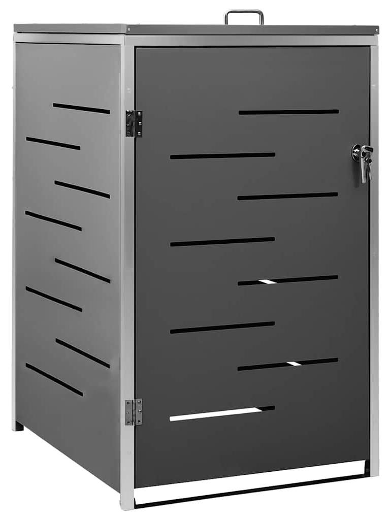 vidaXL Box pour poubelles pour 1 tonne 69x77,5x115 cm acier Image du produit 