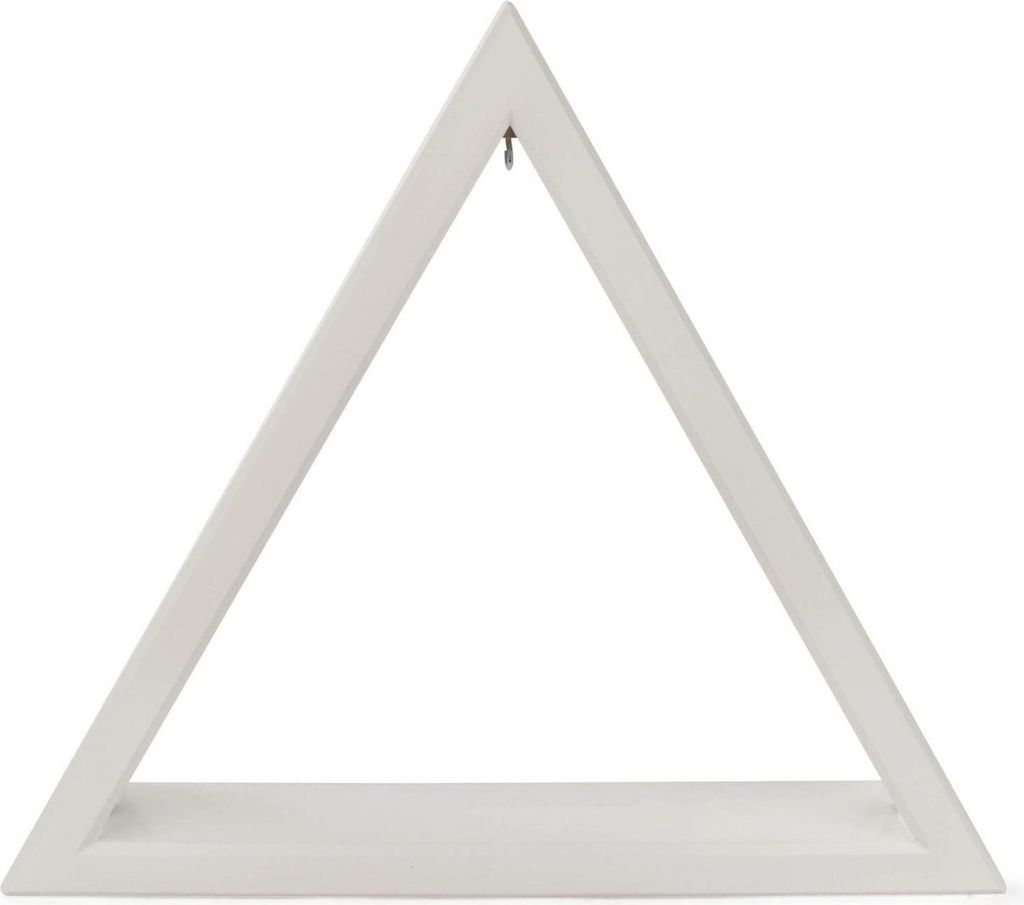 Schwibbogen Beleuchtetes Dreieck weiß mit LED Band 12V/Trafo 100-240V BxHxT 35x30x6cm NEU