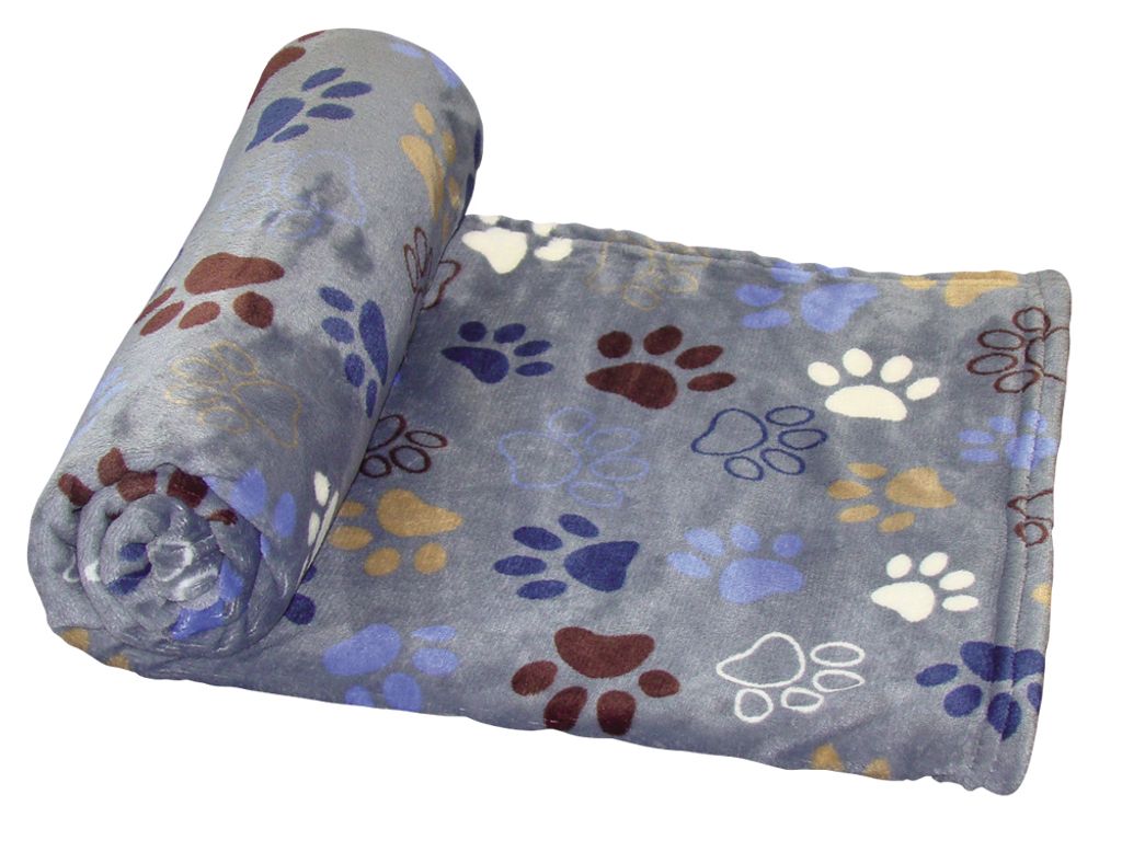 Fleece Plaid "LISSI" Classic, dunkelgrau, 75x100cm Produktbild 