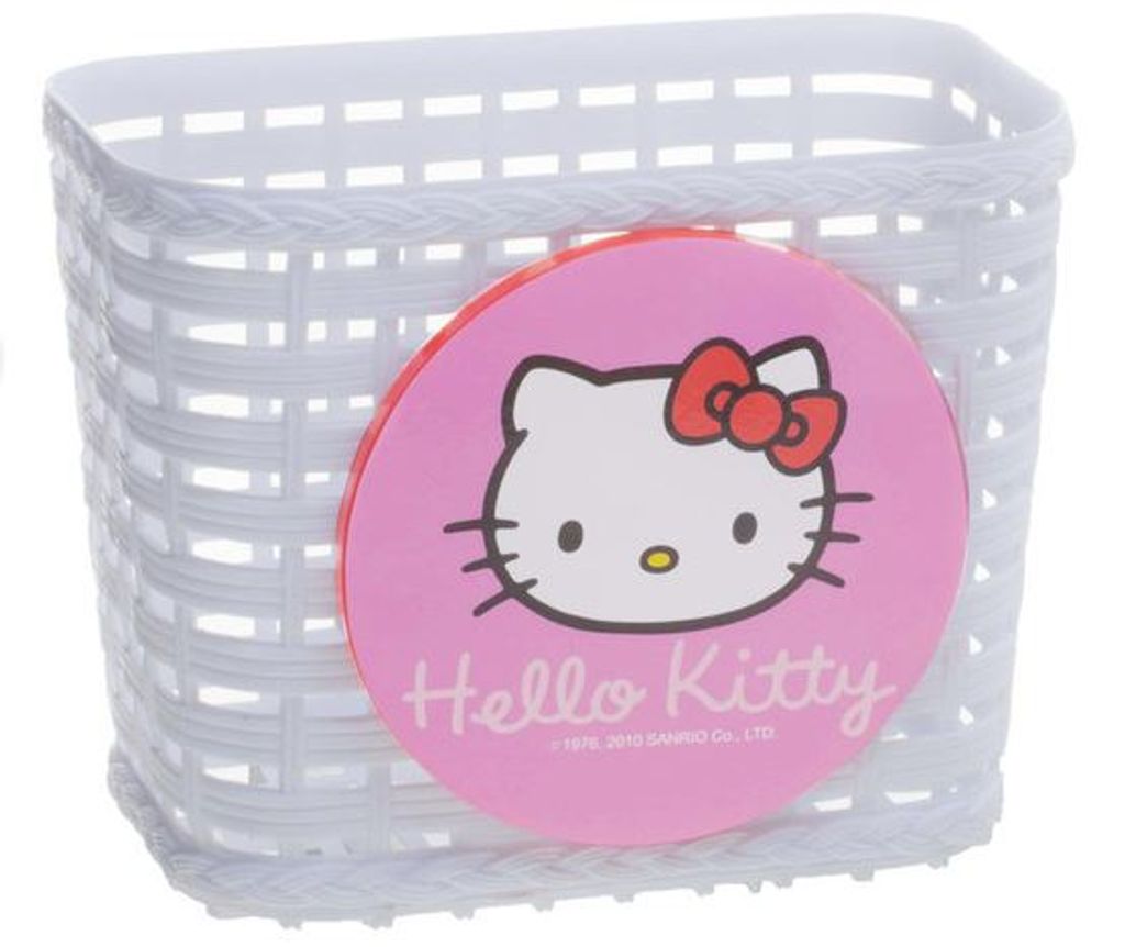 Bike fashion kindermand kids basket hello kitty plastic