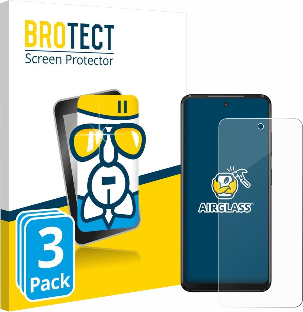 3x BROTECT Schutzglas für Xplora HMD Fusion X1 Schutzfolie Panzer Folie Glas Display Schutz klar