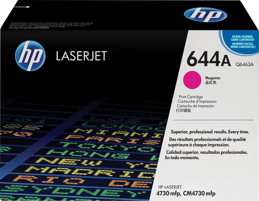 Toner Magenta Q6463A HP 644A Idéal pour Impression Volume Professionnel