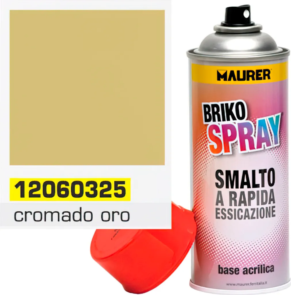 Spray Oro Cromo 400ml - Rinnova la tua Casa con l'Effetto Gold Metallico