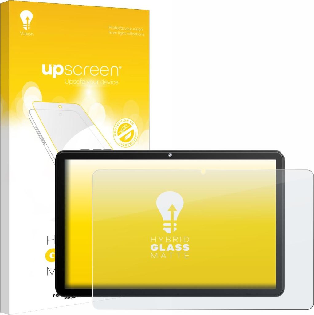 upscreen Entspiegelungs Schutzglas für Rebecco Z50 10.1" Schutzfolie Panzer Folie Glas Display Schutz matt