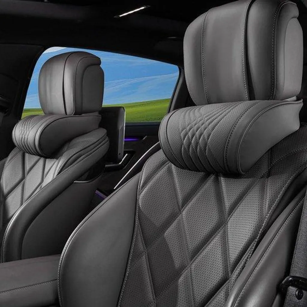 Coussin ergonomique pour voiture Luxusnapf 1 pièce - Noir Confortable