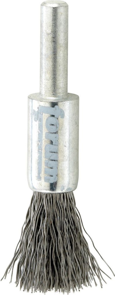 Forum Pinselbürste Stahldraht 6 mm 25 x 25 x 0,3 mm gewellt