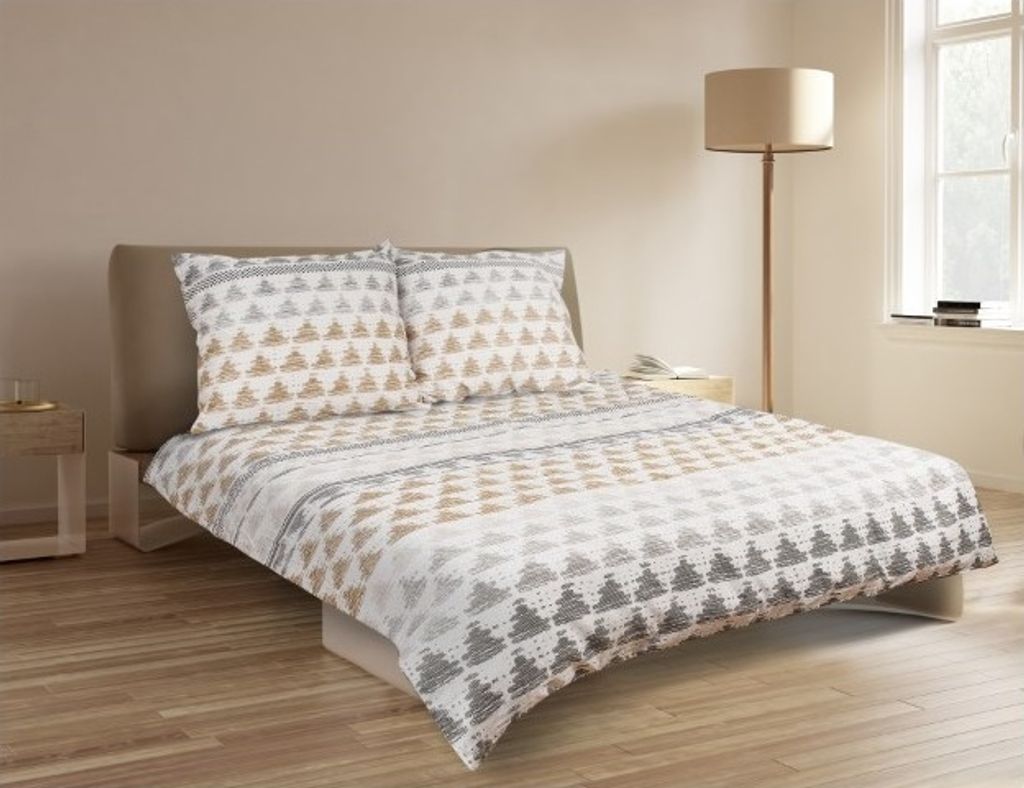 Matex PREMIUM Satin-Bettwäsche 220x200 Geometrisch gemustert