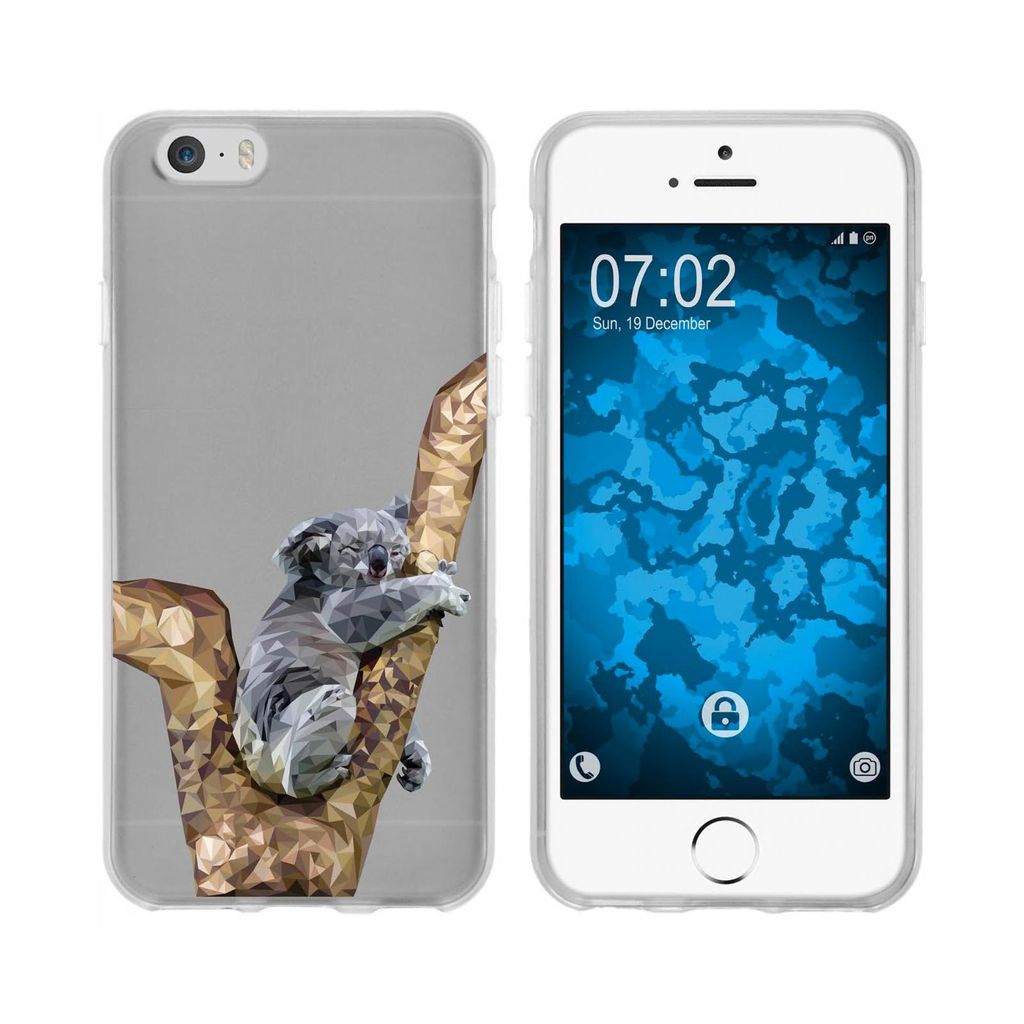 PhoneNatic Case kompatibel mit Apple iPhone 6 Plus / 6s Plus Silikon-Hülle Vektor Tiere Koala M9
