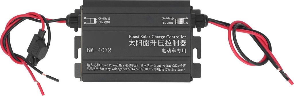 MPPT Solar Boost Controller Solarpanel-Laderegler für 24V 36V 48V 60V 72V Batterie Elektroauto Fahrrad 12?50V 400W