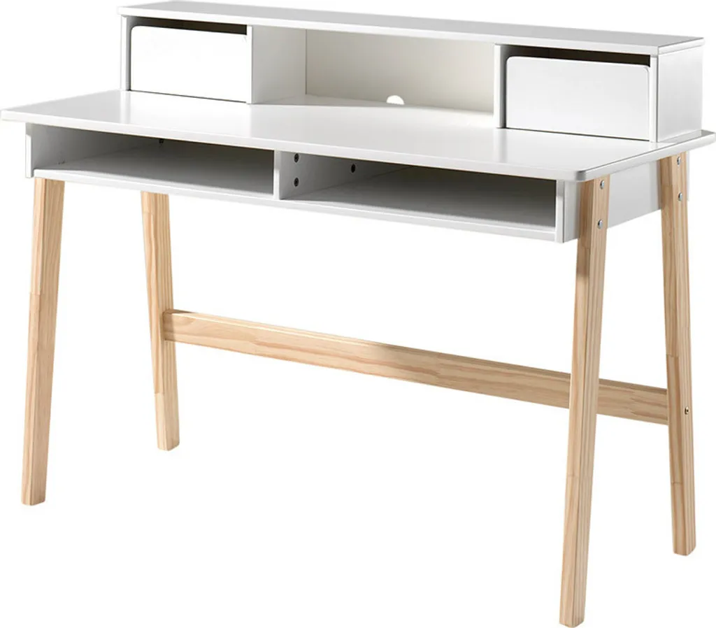 Petit Bureau Lux Blanc Dream Tree - Solution Idéale pour Espaces Réduits