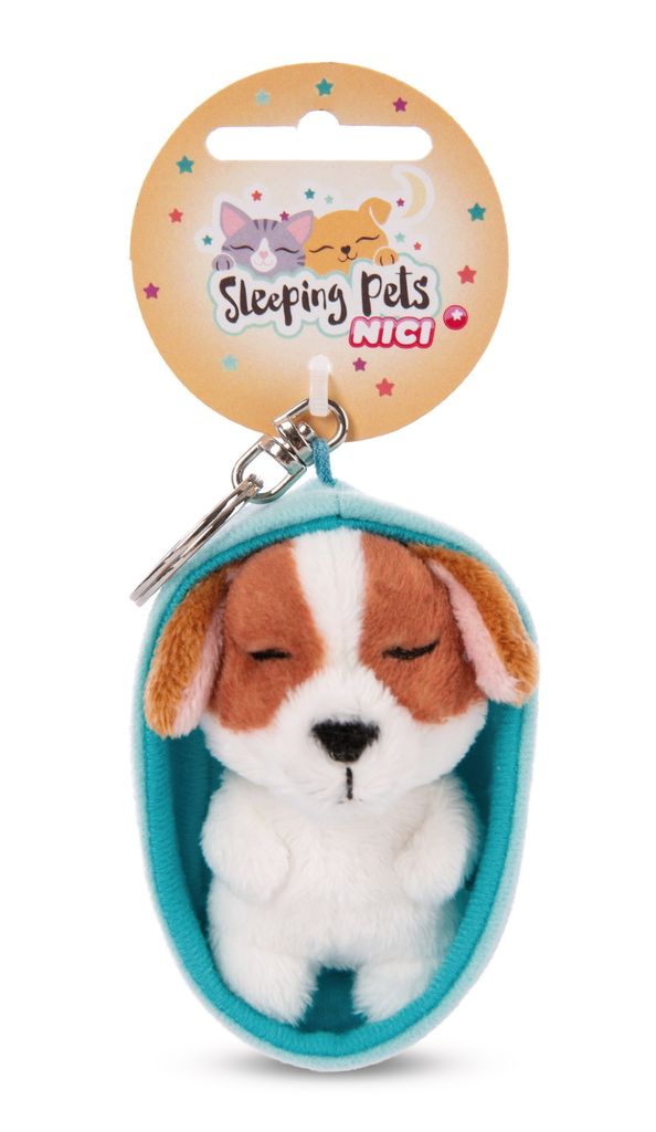 NICI Schlüsselanhänger Schlafender Hund 8cm Cocker Spaniel, Produktbild 