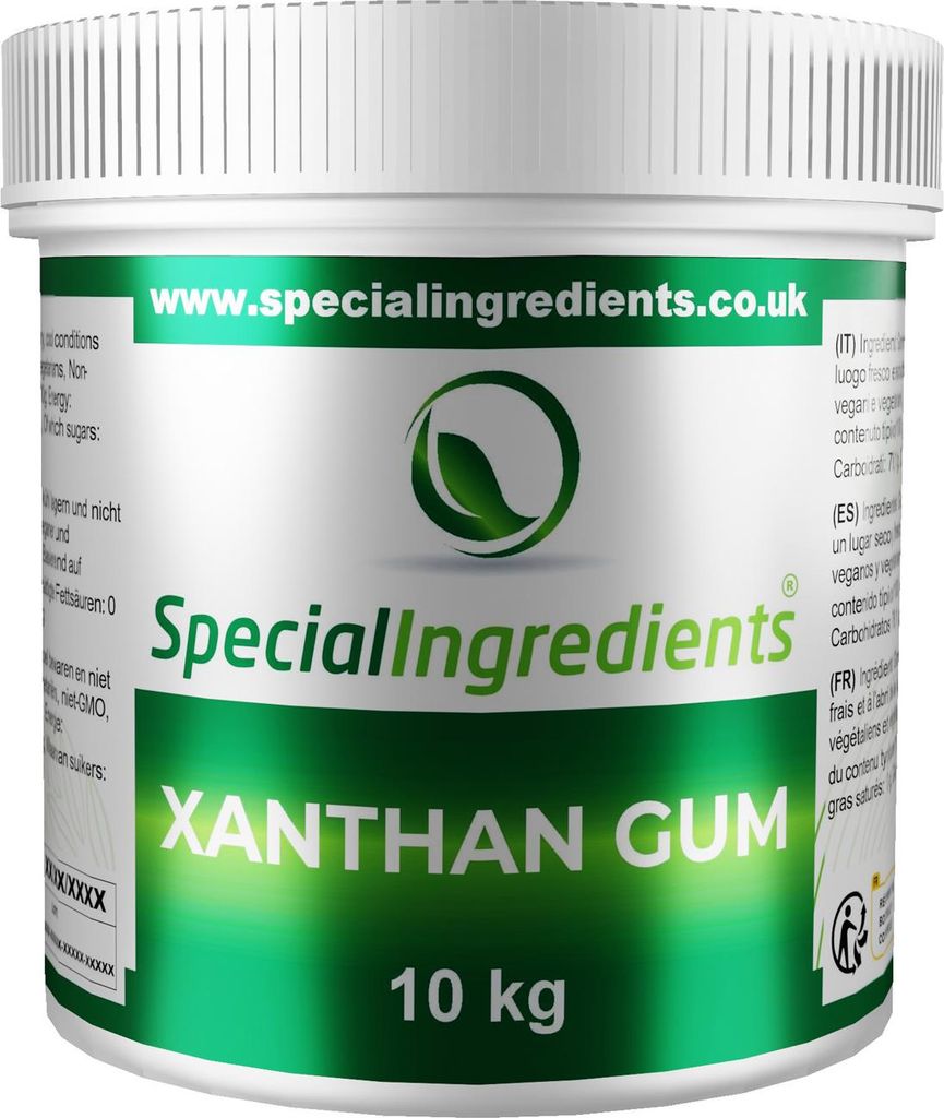 Special Ingredients Xanthan Gum-Pulver 10 kg - Verdickungsmittel, Stabilisator, Emulgator, Schaumbildner, Vegan