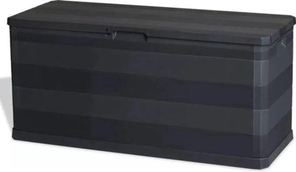 Coffre de jardin 280L étanche - Malle de rangement extérieur et cave
