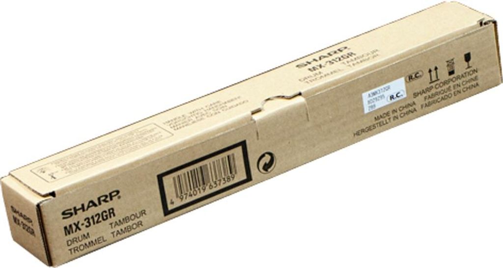 Tamburo originale Sharp (cilindro) MX-312GR, nero, 75000s Immagine del prodotto 