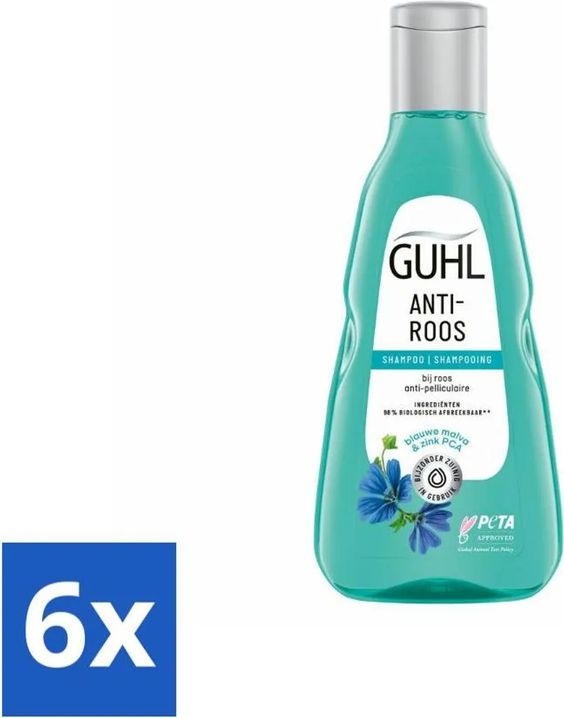 Guhl Antiforfora 6x250ml Confezione Famiglia - Efficacia Tedesca