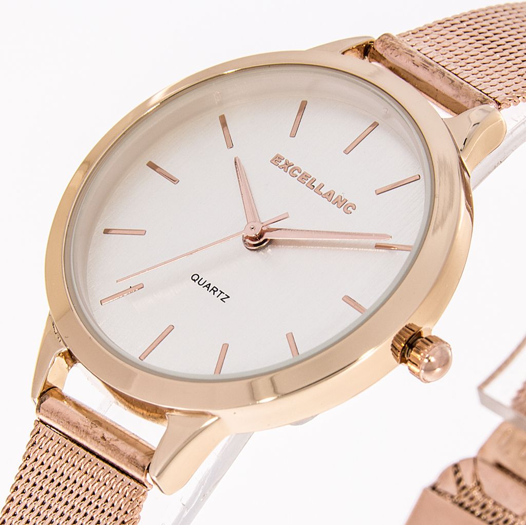 Damenuhr Excellanc Farbe rose gold mit Meshband #4 Produktbild 