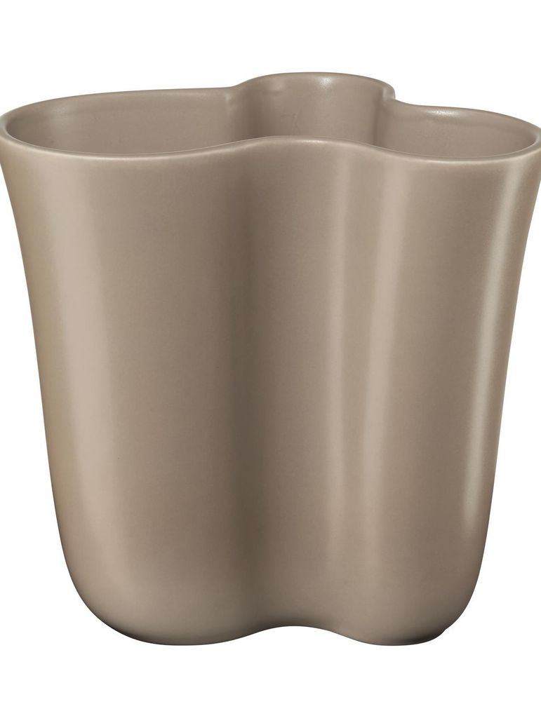 ASA Selection blossom Vase Taupe, Blumenvase, Tischvase, Dekovase, Steingut, Braun, H 21.5 cm, 83083208