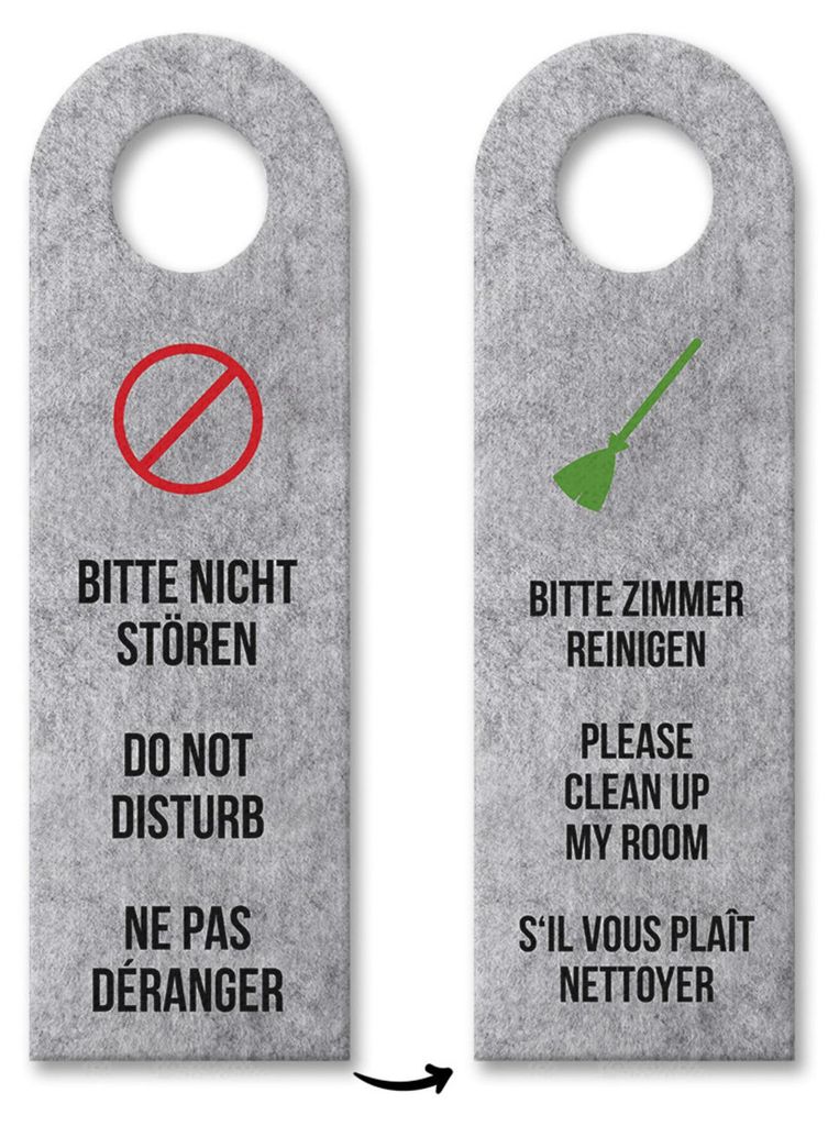 10x Bitte nicht stören - Bitte Zimmer reinigen Türhänger Türanhänger Türschild